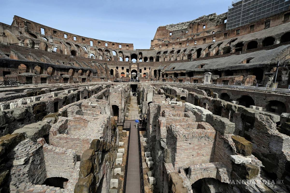 $!Coliseo de Roma abre al público los subterráneos de su arena tras la restauración