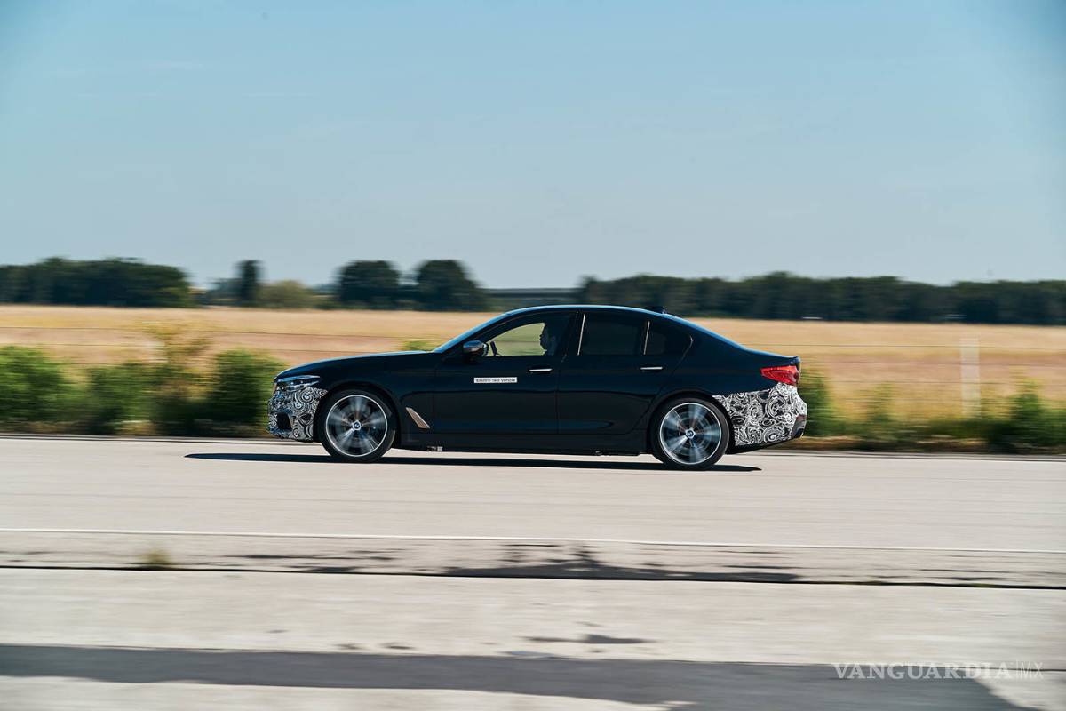 $!BMW quiere destronar al Tesla Model S, con su serie 5 Power BEV