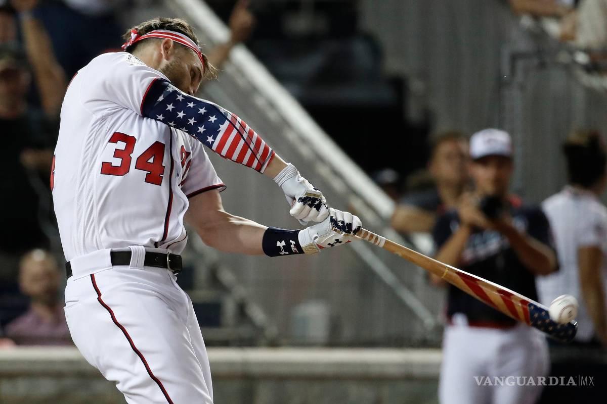 $!¡Bryce Harper es el ganador del Home Run Derby 2018!