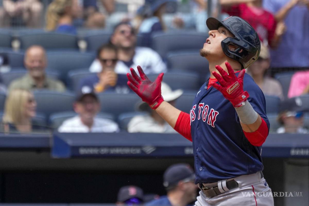 Luis Urías, en plan grande, conecta segundo Grand Slam con los Red Sox y vence a los Yankees