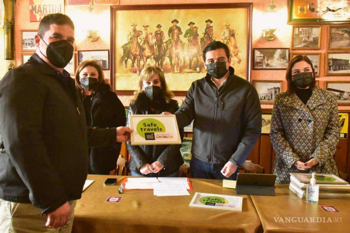 Sellos Safe Travels avalan turismo seguro en Coahuila