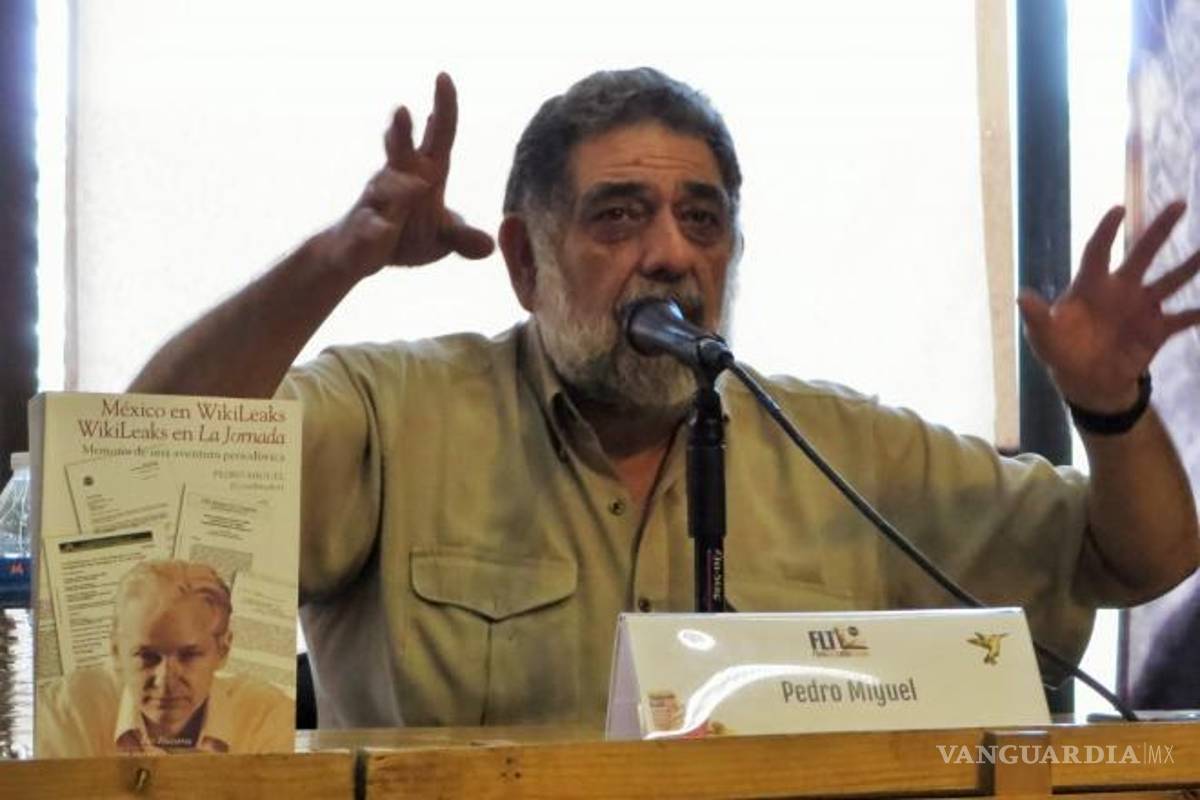 Dueños de medios, gran amenaza para libre expresión: Pedro miguel