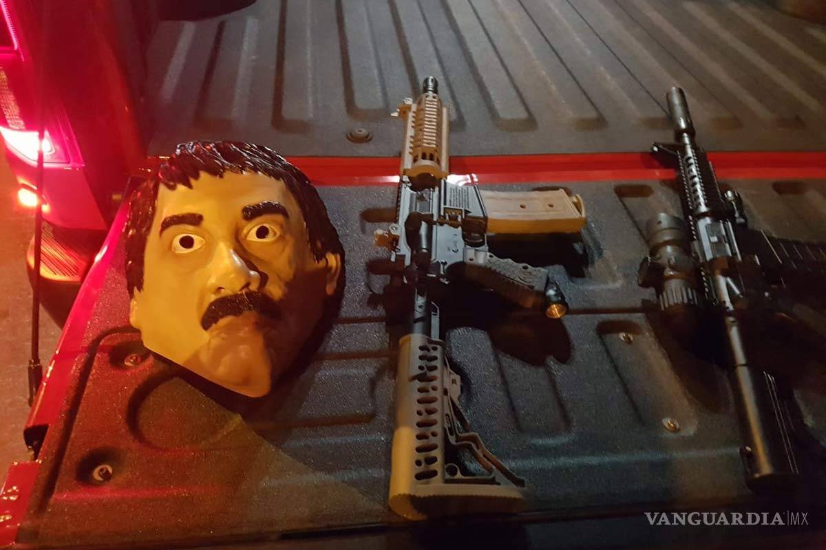 Se disfrazan de 'El Chapo' y son detenidos en Culiacán, Sinaloa