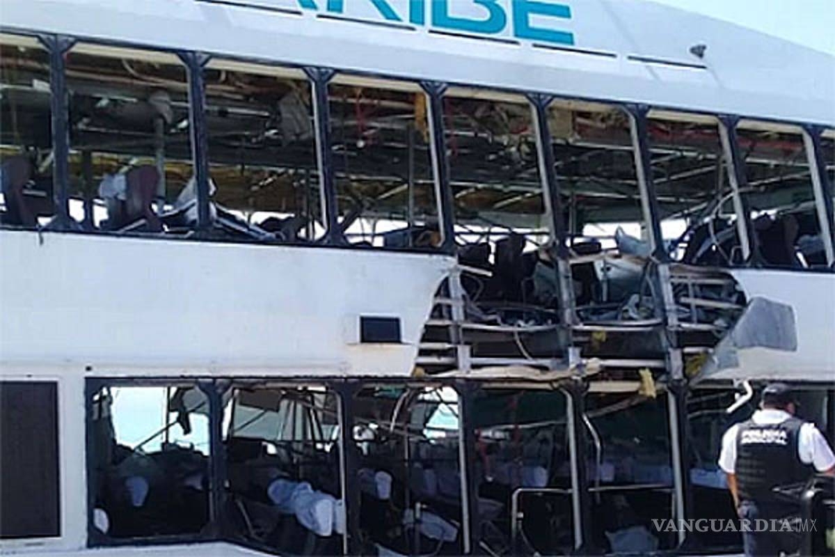 Explota ferry de la ruta Playa del Carmen-Cozumel, ya van 24 heridos