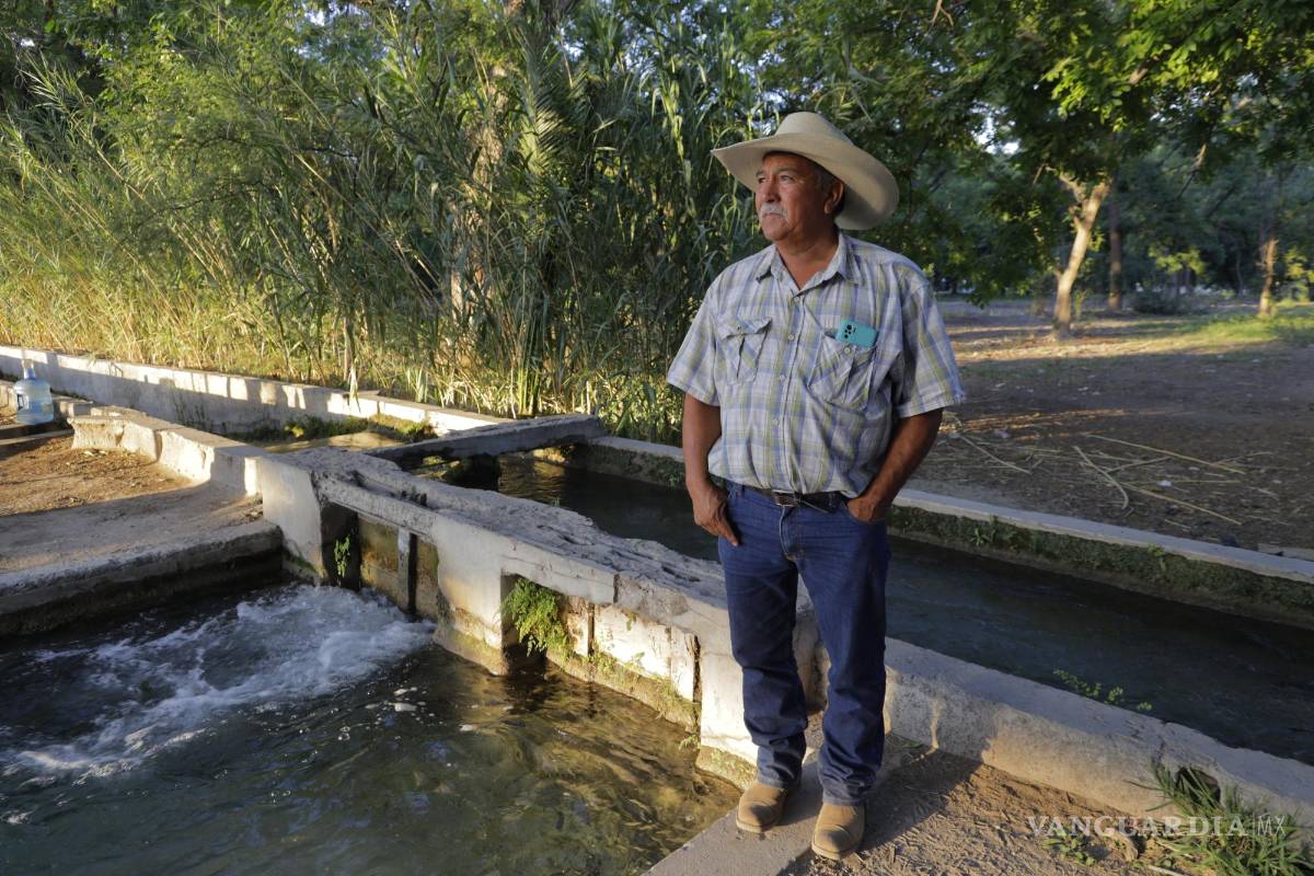 $!Benjamín Pachicano Rodríguez, comisariado ejidal de San Francisco del Progreso, lamenta el descontrol de perforaciones permitido por la inacción de la Conagua. Asegura que no pueden hacer nada salvo unirse.