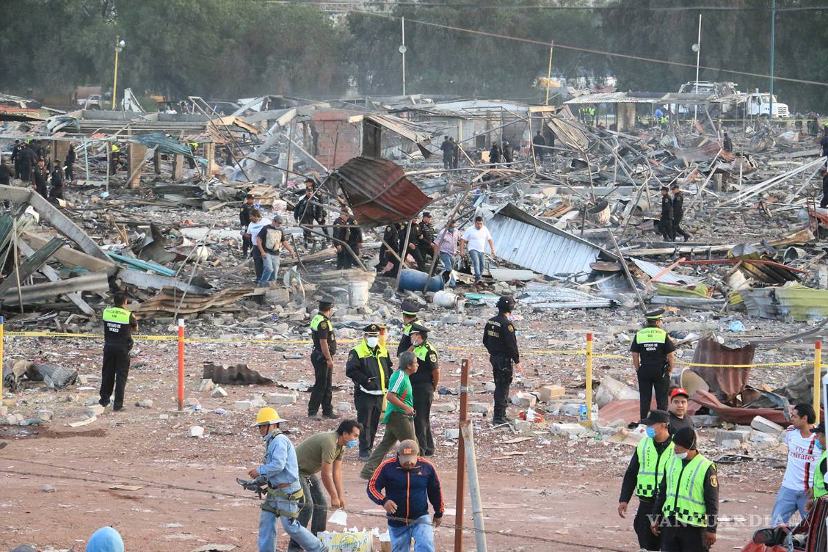 $!Las terribles imágenes que dejó la explosión en Tultepec