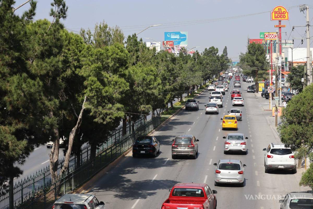 $!El municipio de Saltillo anunció este año la inversión para remodelar el bulevar V. Carranza, intervención que tendría lugar a partir del siguiente año.