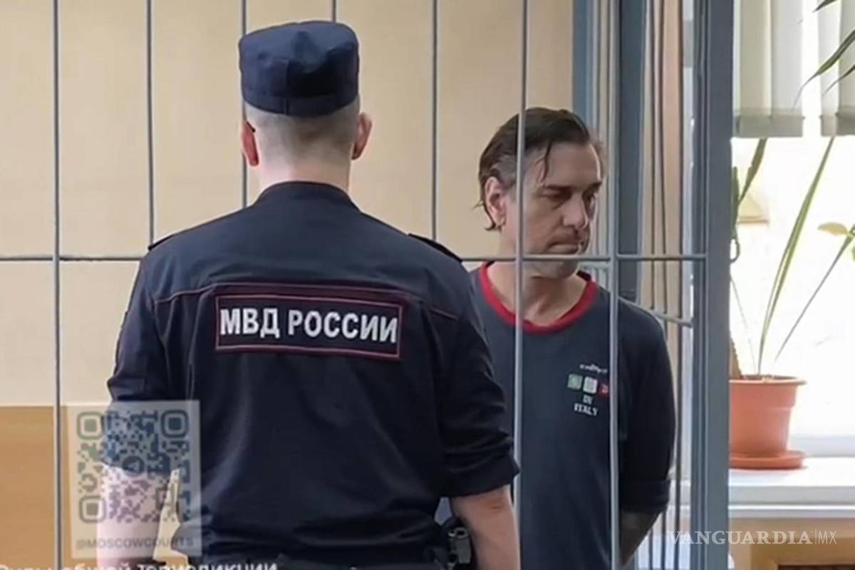 $!Michael Travis Leake fue condenado por cargos de drogas y sentenciado a 13 años de prisión en julio de 2024. Foto: AP/Khamovnichesky District Court