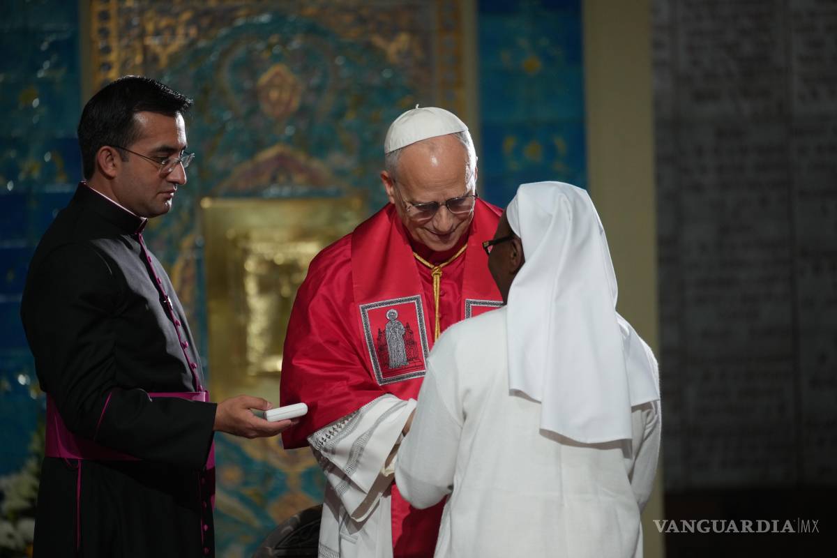 $!El papa León XIV se reúne con la comunidad argelina en la Basílica de Nuestra Señora de África en Argel.