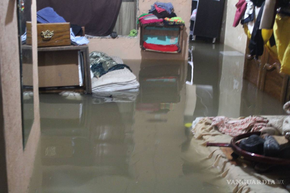 $!Convertidas en 'albercas' a causa de las lluvias, casas de Torreón