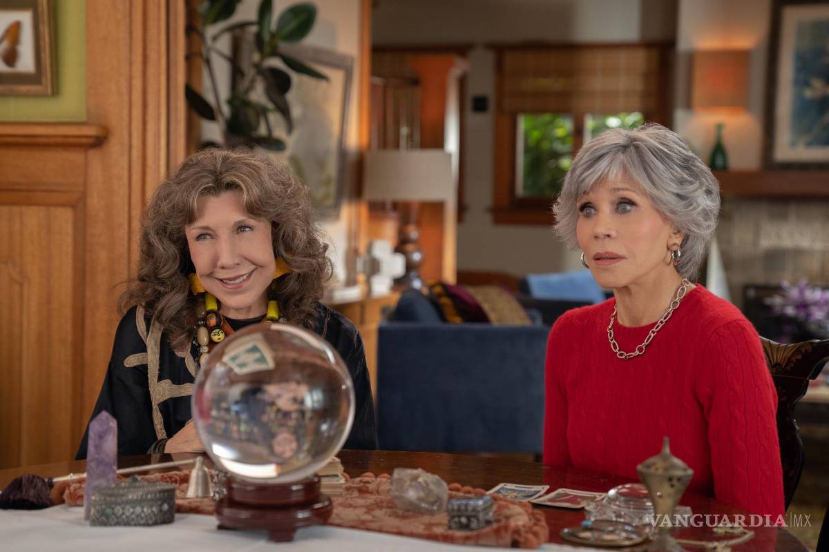 $!Escena de Grace &amp; Frankie con Lily Tomlin (izquierda) y Jane Fonda.