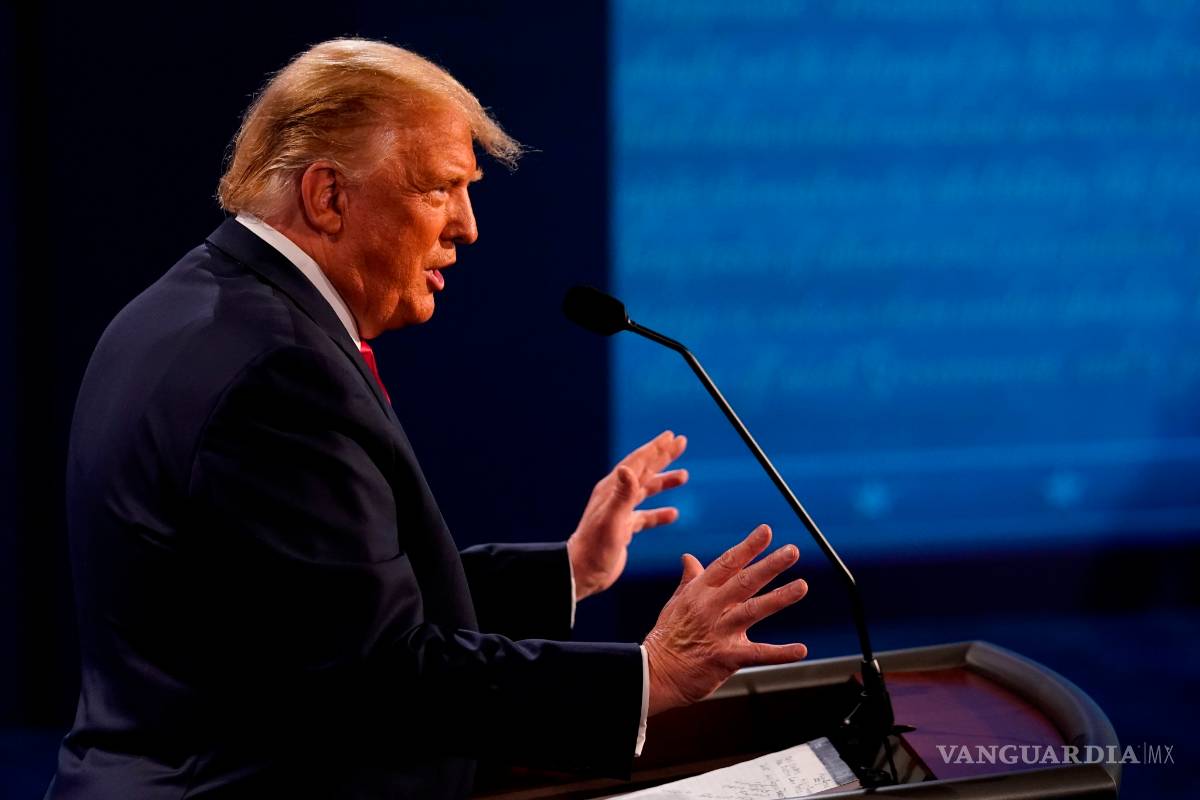Soy la persona menos racista en esta sala, dice Donald Trump en debate contra Biden