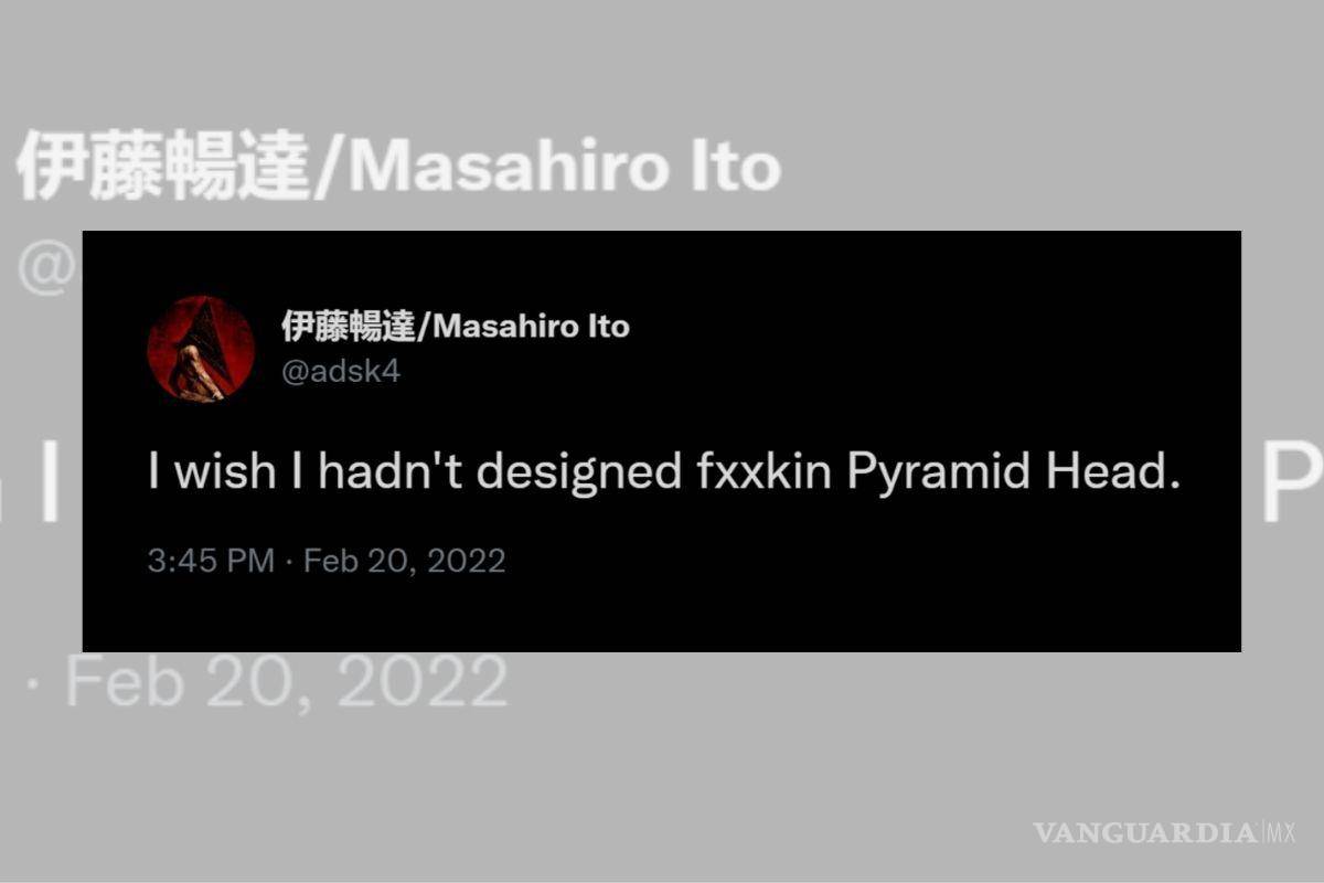 $!Al entrar a la página web podemos ver el mensaje de Masahiro Ito, diseñador de Pyramid Head, quien hace unas semanas lamentó haber diseñado al personaje.