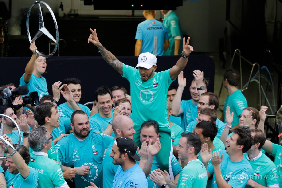 $!Hamilton gana el GP de Brasil y Mercedes amarra el título de la F1