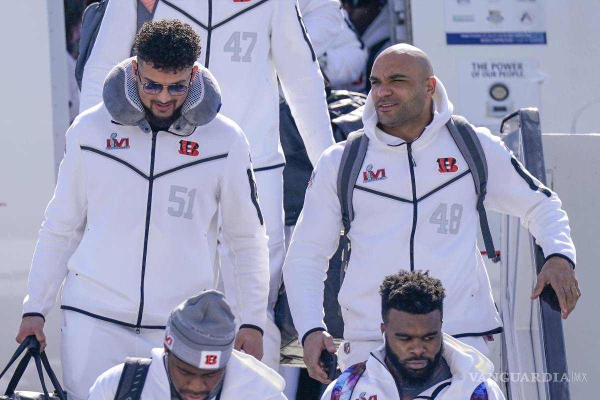Bengals llegan a Los Ángeles, la sede del Súper bowl