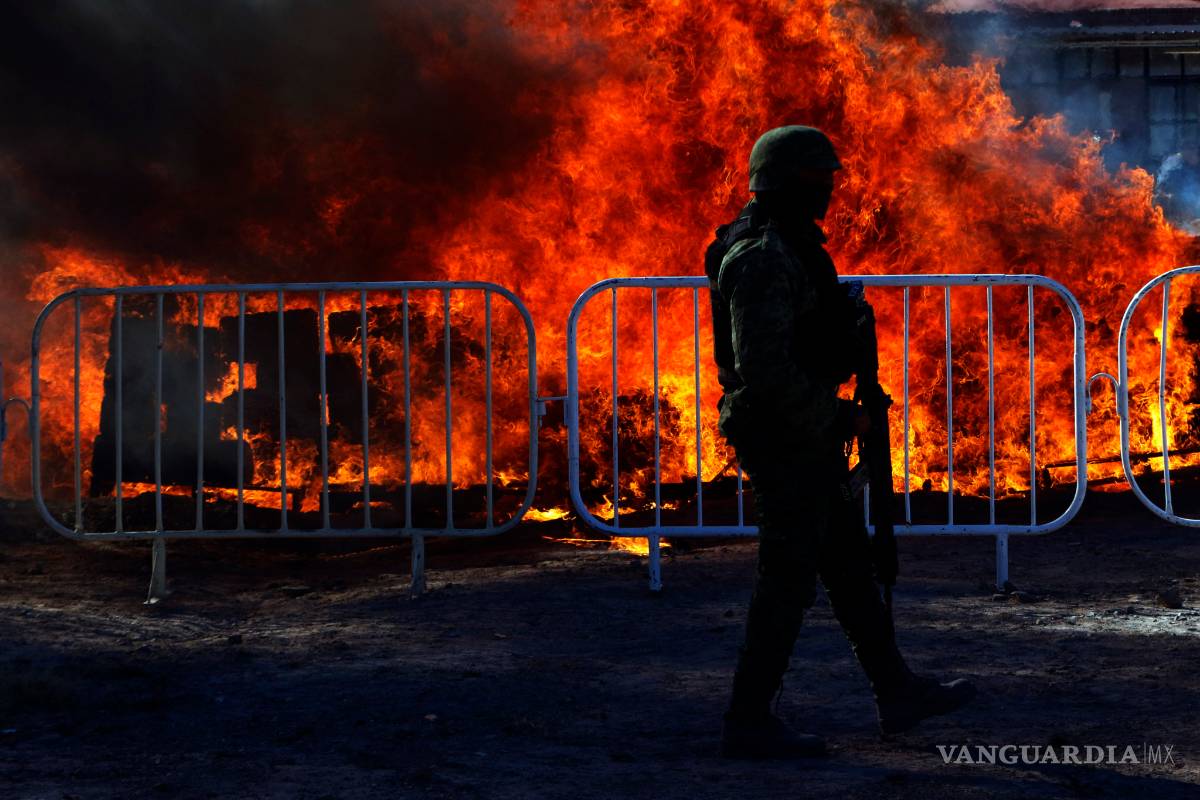 Incineran droga y objetos de delito por 55 mdp