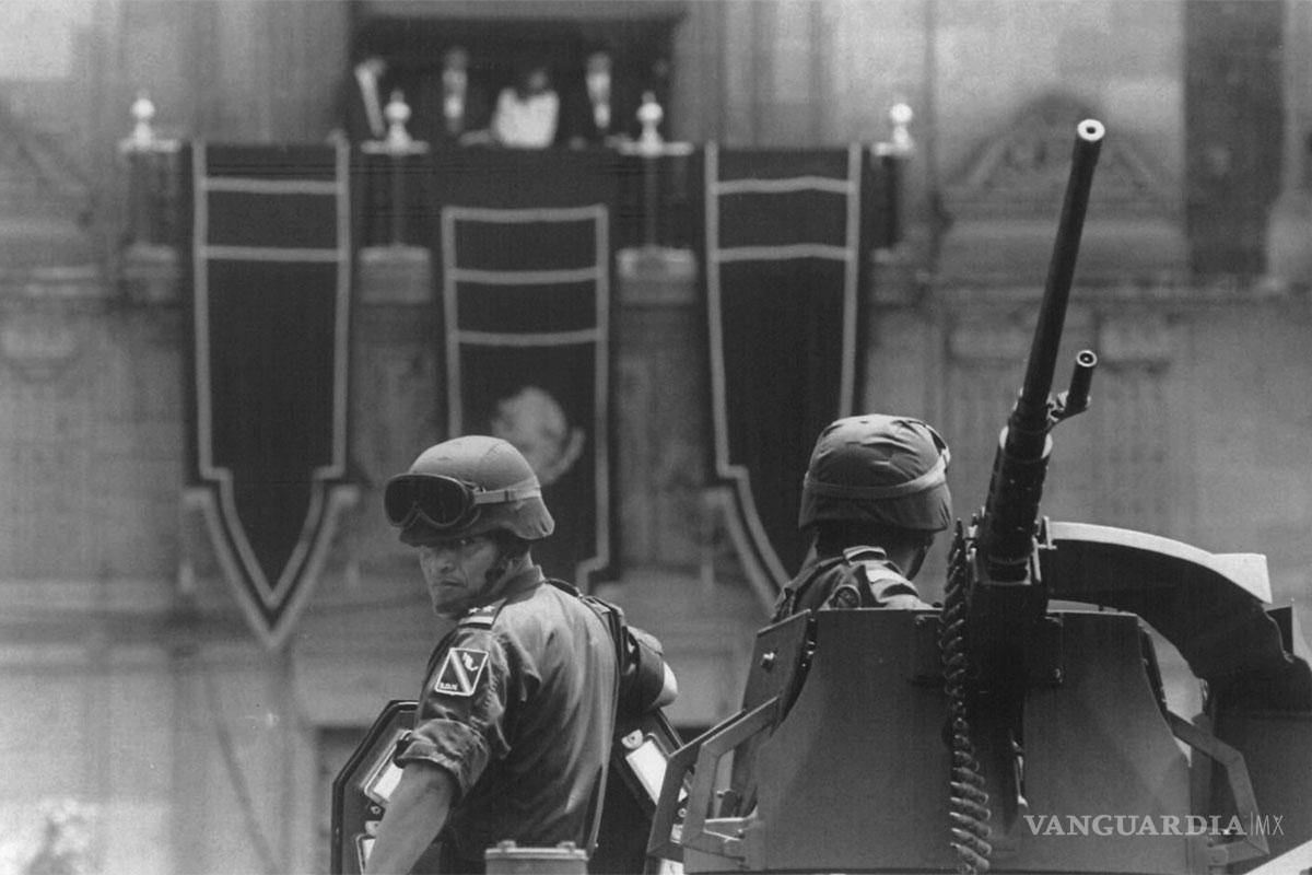 $!Imágenes del Ejército mexicano durante el periodo de la Guerra Sucia, donde existió una contrainsurgencia institucionalizada.
