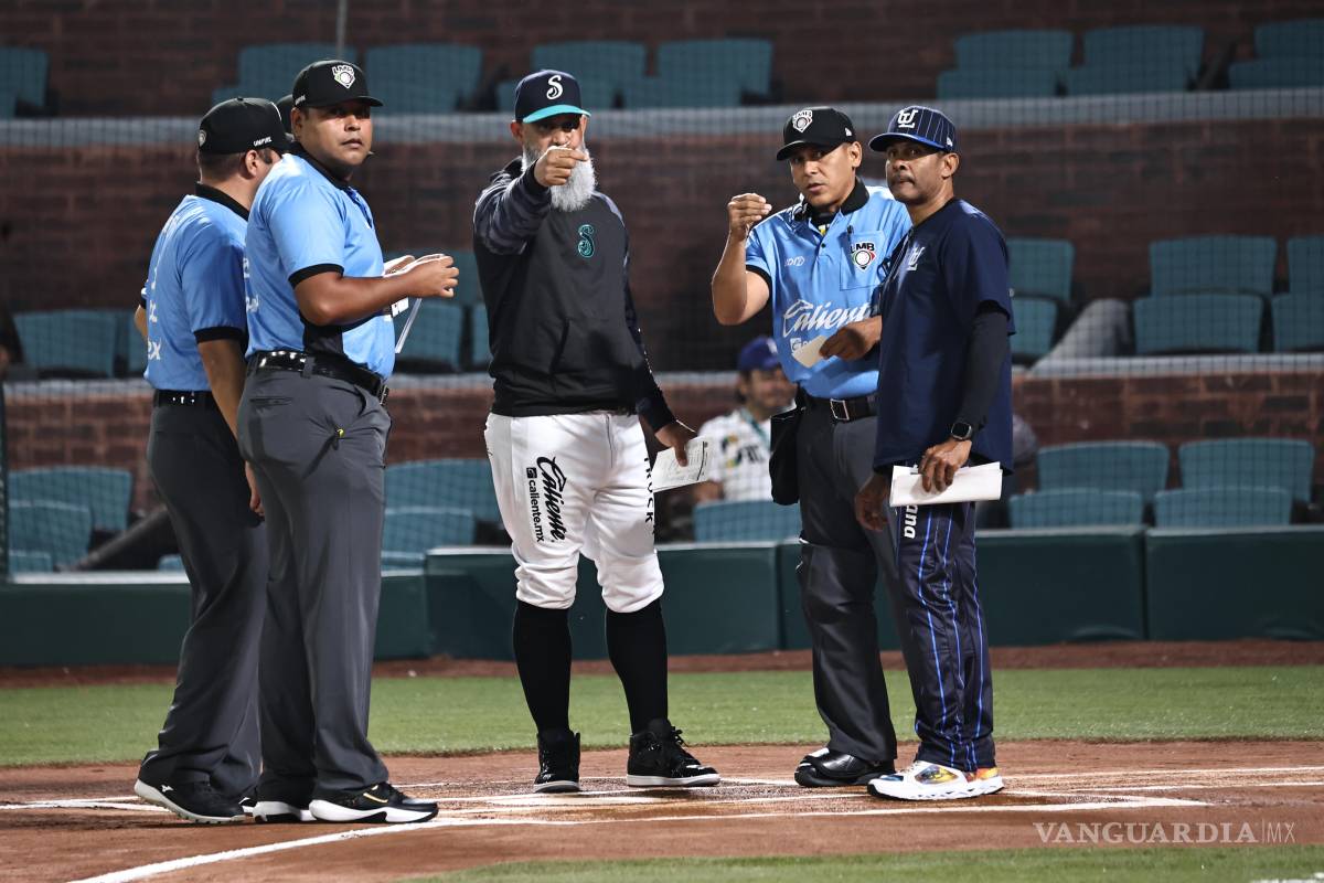 $!Ramón Ríos y Oscar Colás encabezaron la reacción de Saltillo en la séptima.