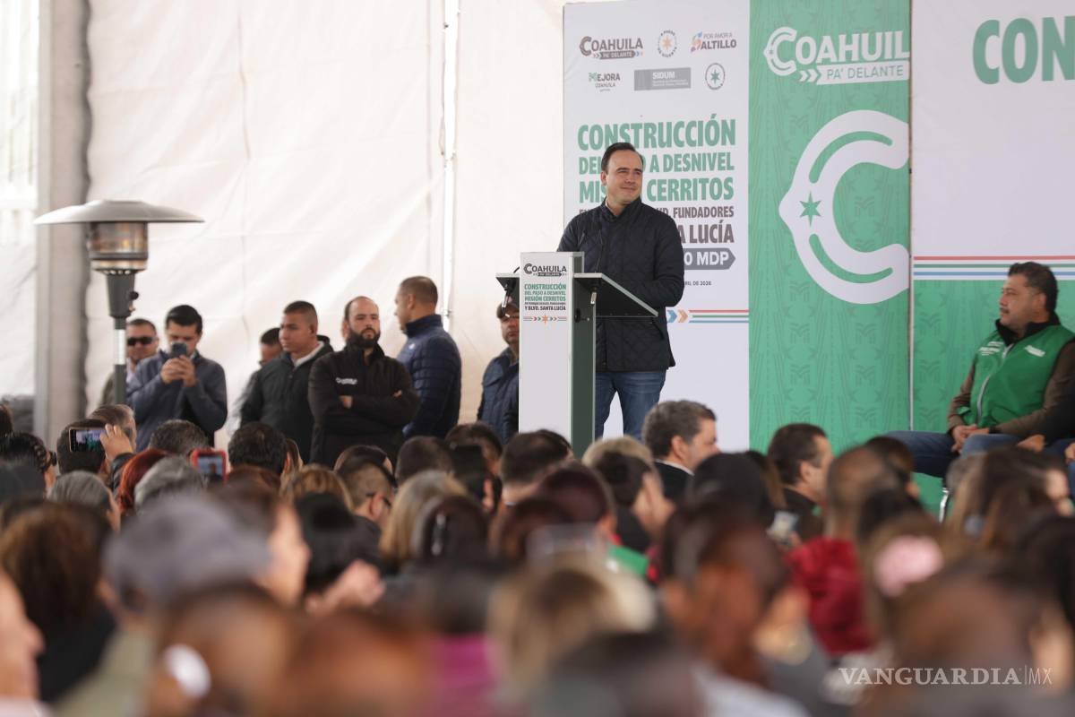 $!El gobernador Manolo Jiménez Salinas respaldó el proyecto con recursos estatales, subrayando su importancia para mejorar la calidad de vida en el sector oriente de Saltillo.