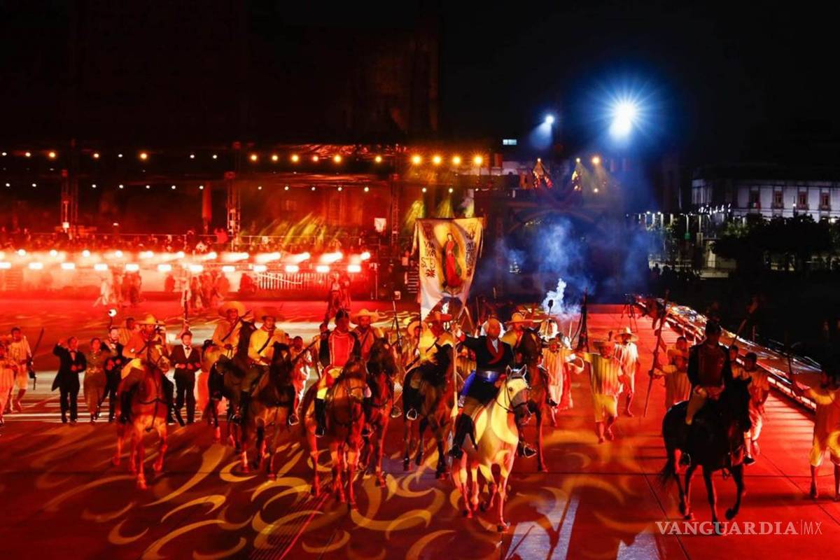 $!Aspectos de la conmemoración del Bicentenario de la consumación de la Independencia de México en el Zócalo de la Ciudad de México. Lunes 27 de septiembre de 2021. Agencia EL UNIVERSAL/Diego Simón Sánchez/RDB