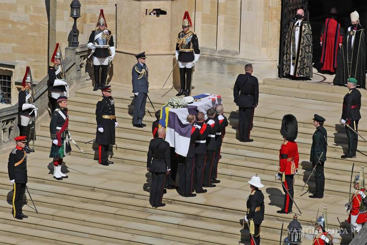 Así se despide la familia real británica del príncipe Felipe, esposo de la reina Isabel II