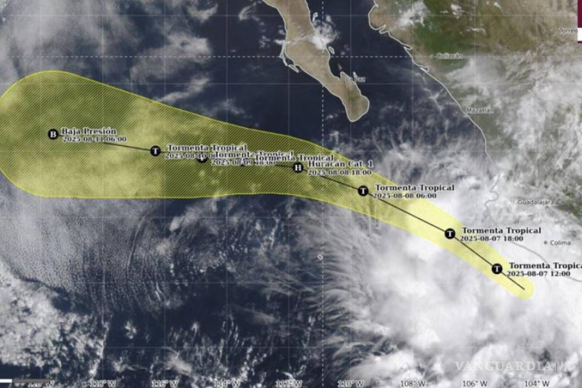 Tormenta Tropical ‘Ivo’ se desplaza por costas mexicanas; provocará lluvias en Jalisco, Colima y Michoacán