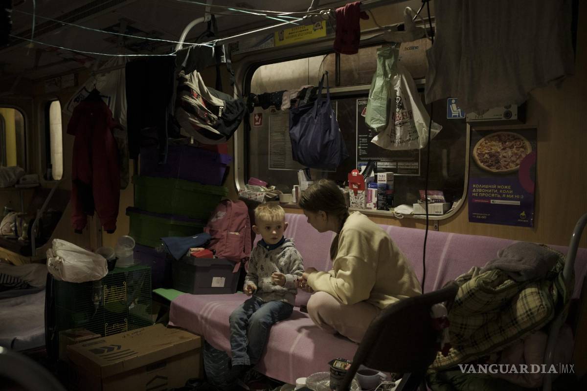 Vagones del metro se convierten en el hogar de ucranianos