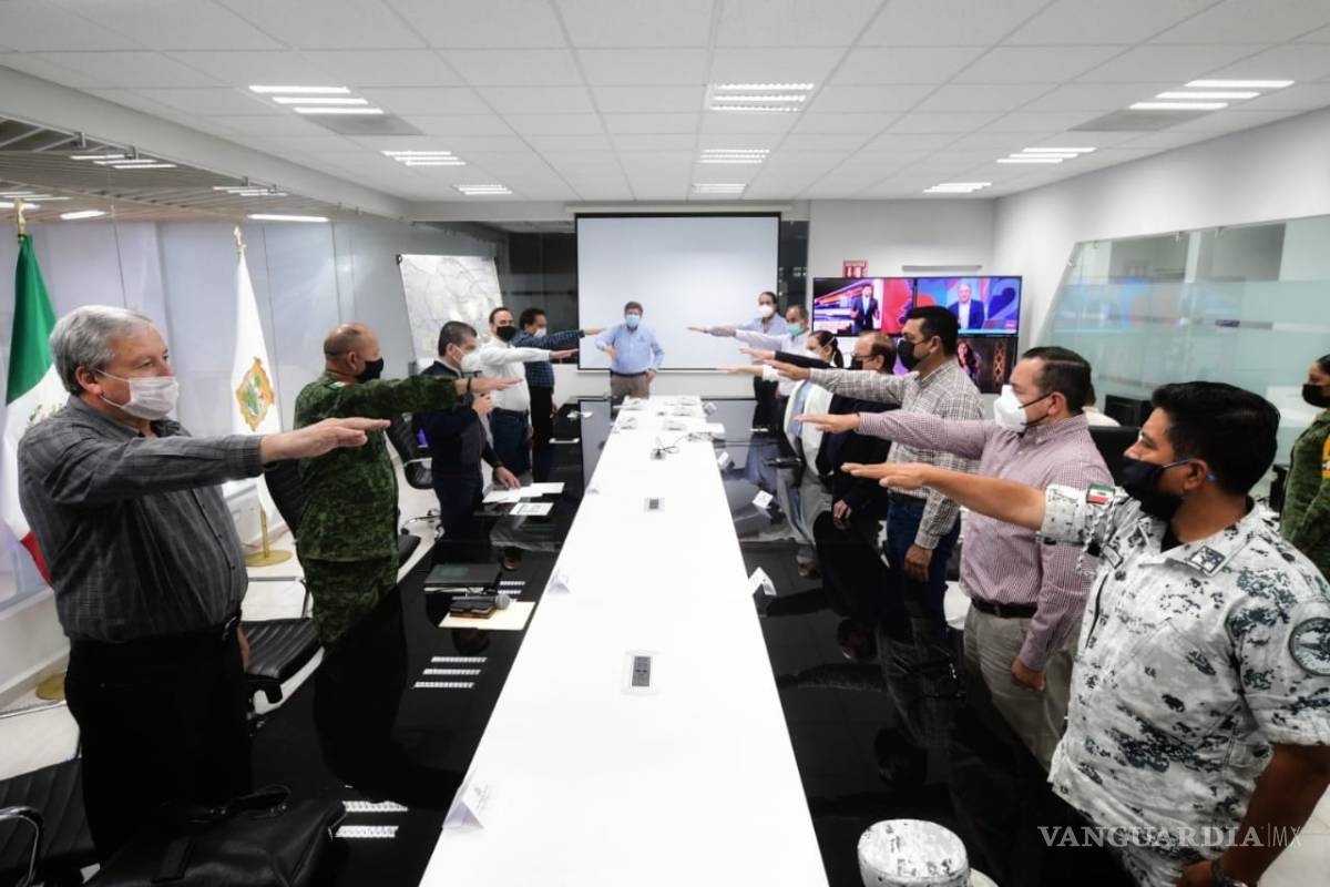 Instala Riquelme comité del COVID-19