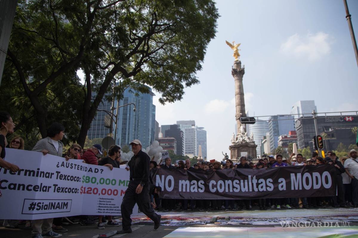 Así fue la 'Marcha Fifí' para defender el NAIM