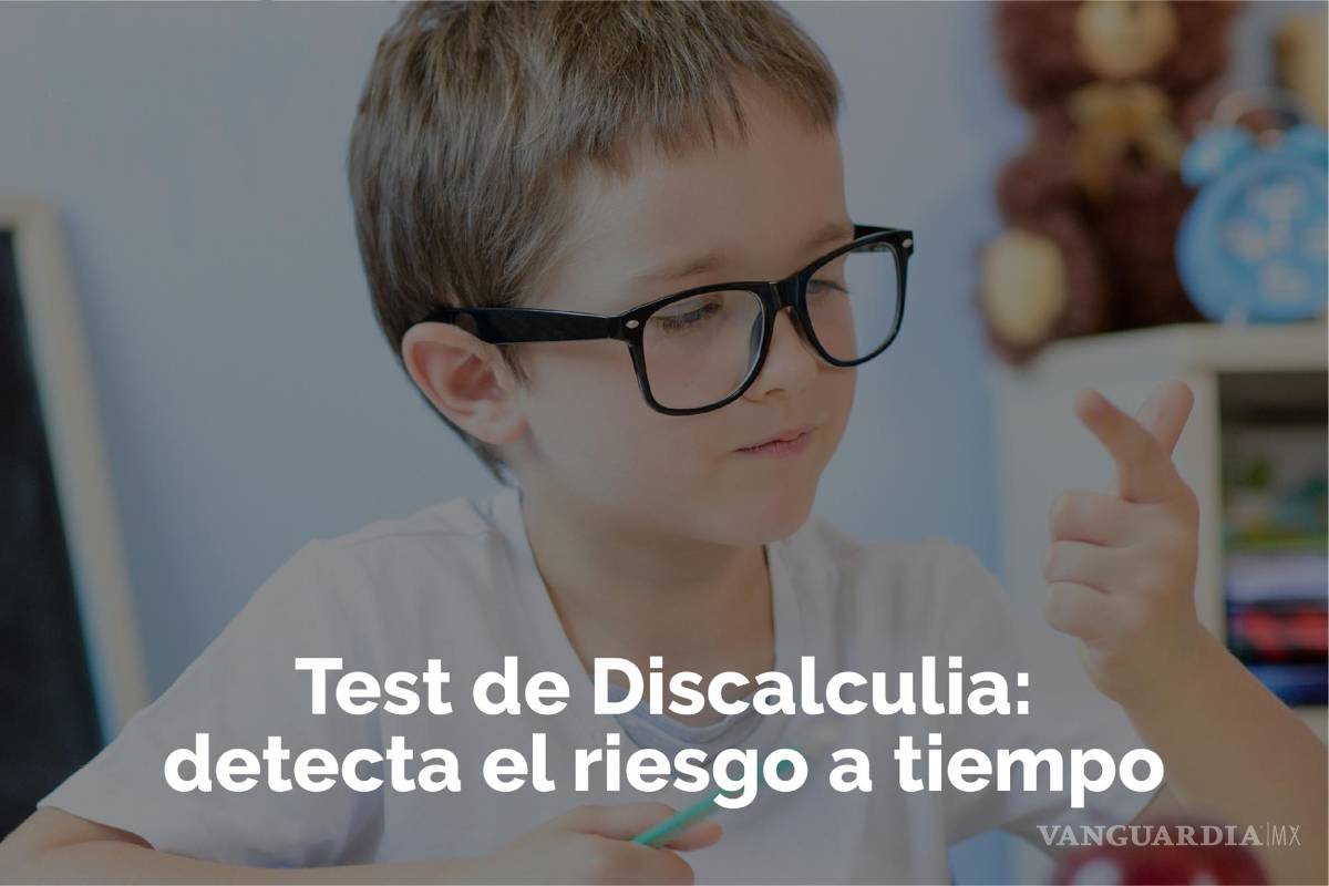 $!Cartel informativo del Test de Discalculia.