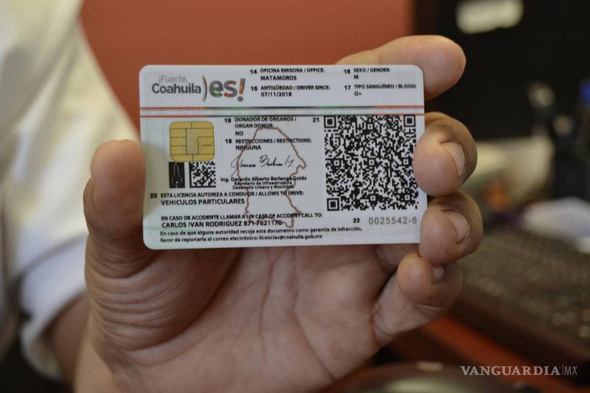 Obligatorio en Coahuila el examen de manejo para tramitar licencia
