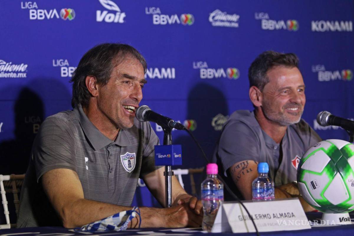 $!Conferencia de Prensa de Directores Técnicos de los Clubes, Atlas de Guadalajara y Pachuca Hidalgo, Diego Coca y Guillermo Almada.