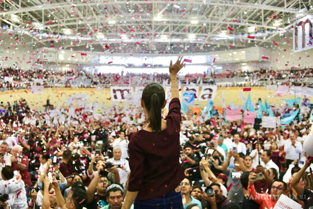 ‘No hay pasos atrás ni pasos a la derecha’, Claudia Sheinbaum cierra en Veracruz