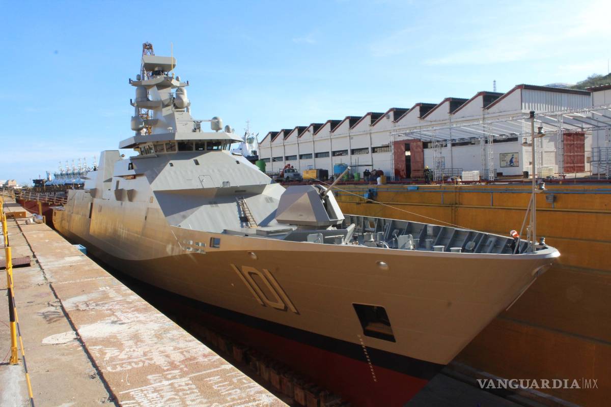 Patrulla oceánica de la Armada de México fue construida con acero de AHMSA