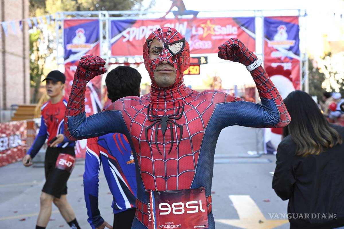 $!Más de 1,600 corredores participaron en la Spider Run-La Salle 2026 en Saltillo.