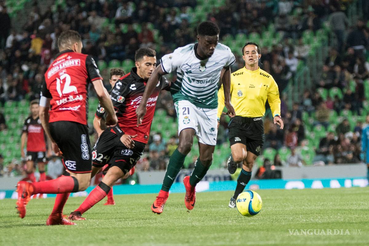 Santos y Xolos empatan sin goles, los de la frontera siguen invictos y con el marco a salvo en 450 minutos