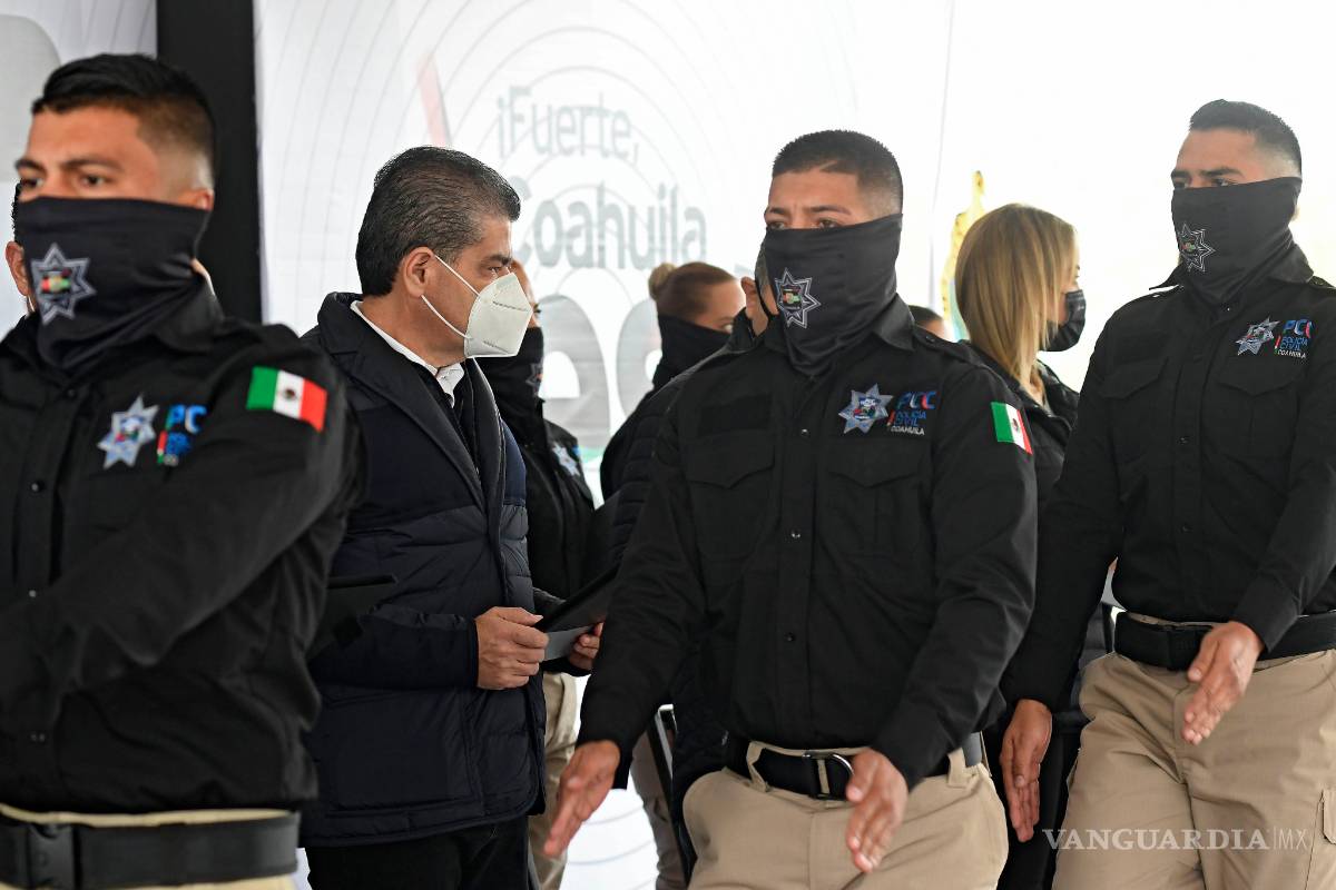$!Ya están en Coahuila armas de alto calibre, cuenta estado con 150 nuevos policías