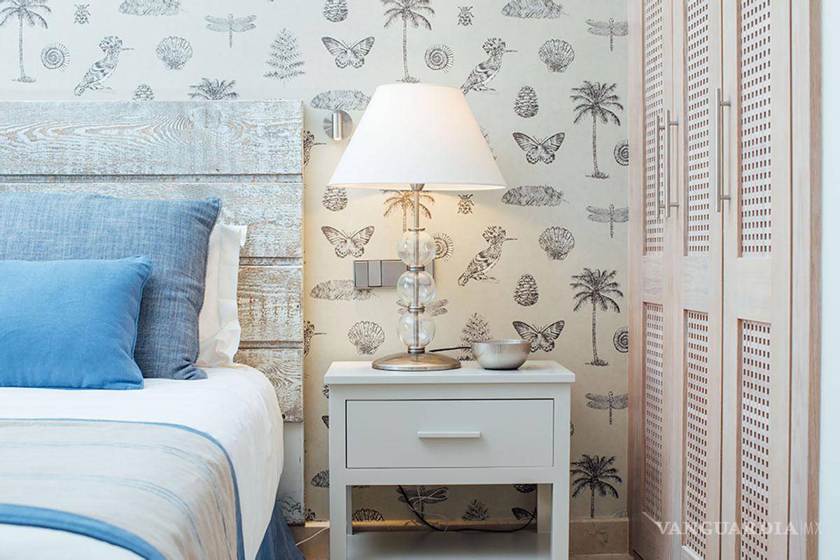 $!Este espacio creado por Rita Roses muestra los cambios que logran detalles como poner papel tapiz en las paredes.