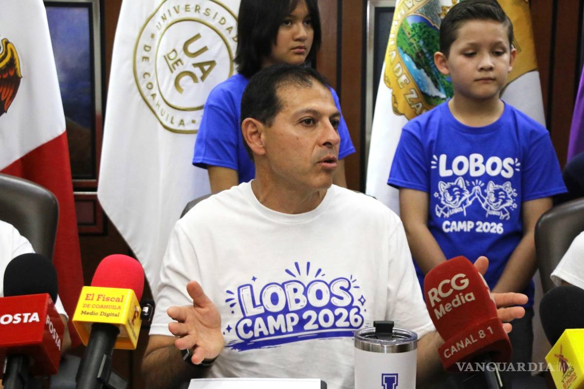 $!El rector Octavio Pimentel explicó que el Lobos Camp es un proyecto con más de 25 años de historia en la UAdeC.