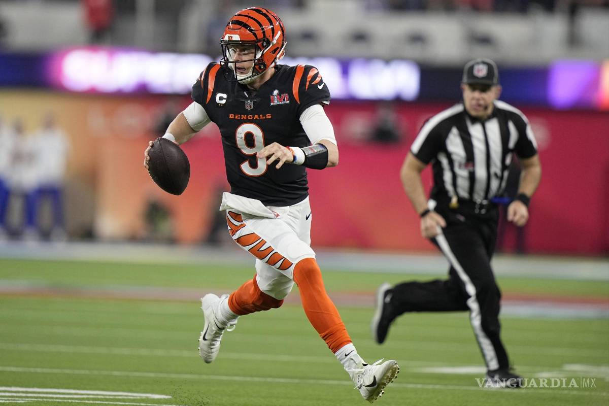 Burrow jugó el Super Bowl con un esguince en la rodilla