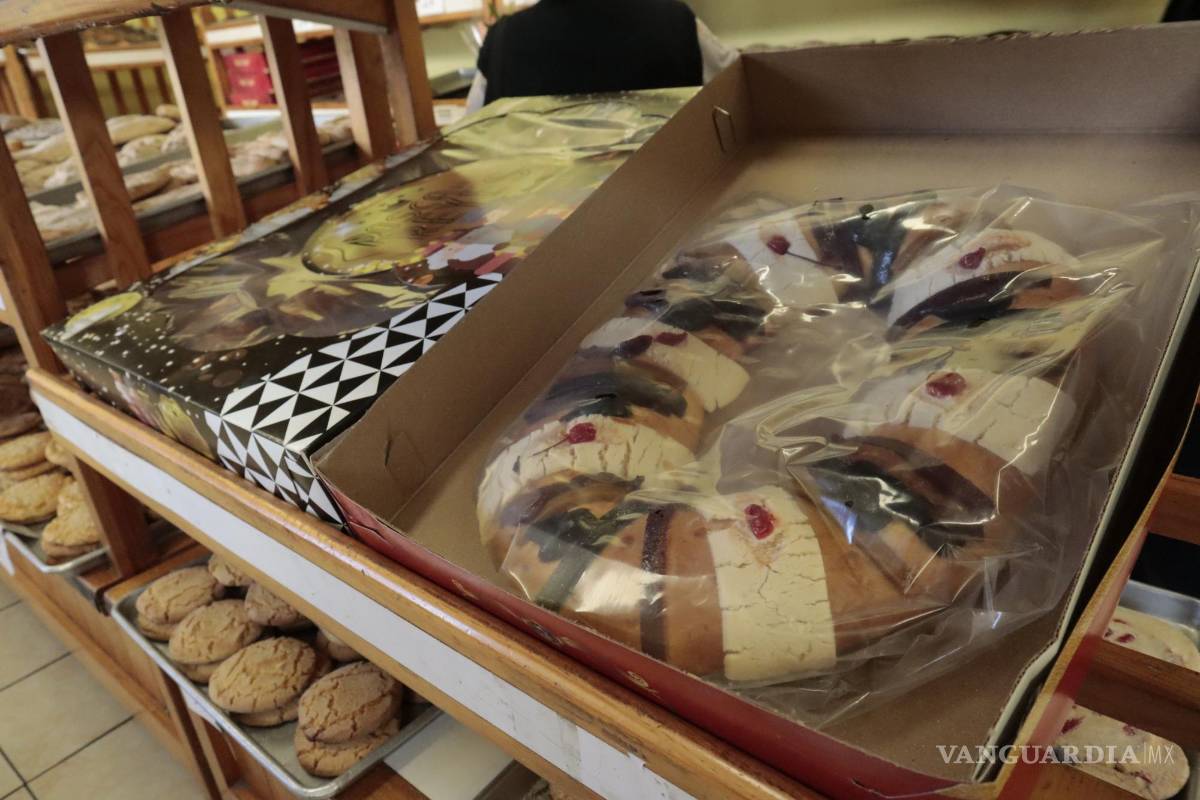 Panaderías de Saltillo se llenan de magia con la venta de la rosca de reyes