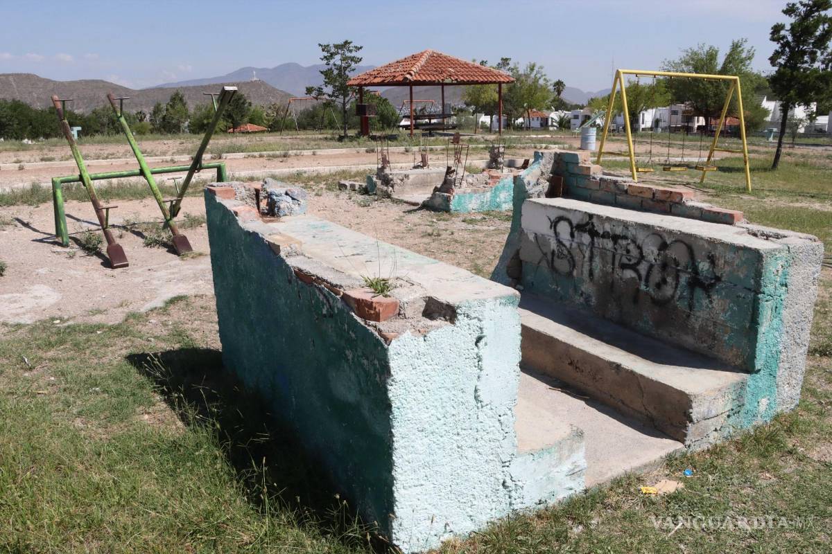 Saltillo: pasan los años y parque de la V. Carranza sigue en total abandono