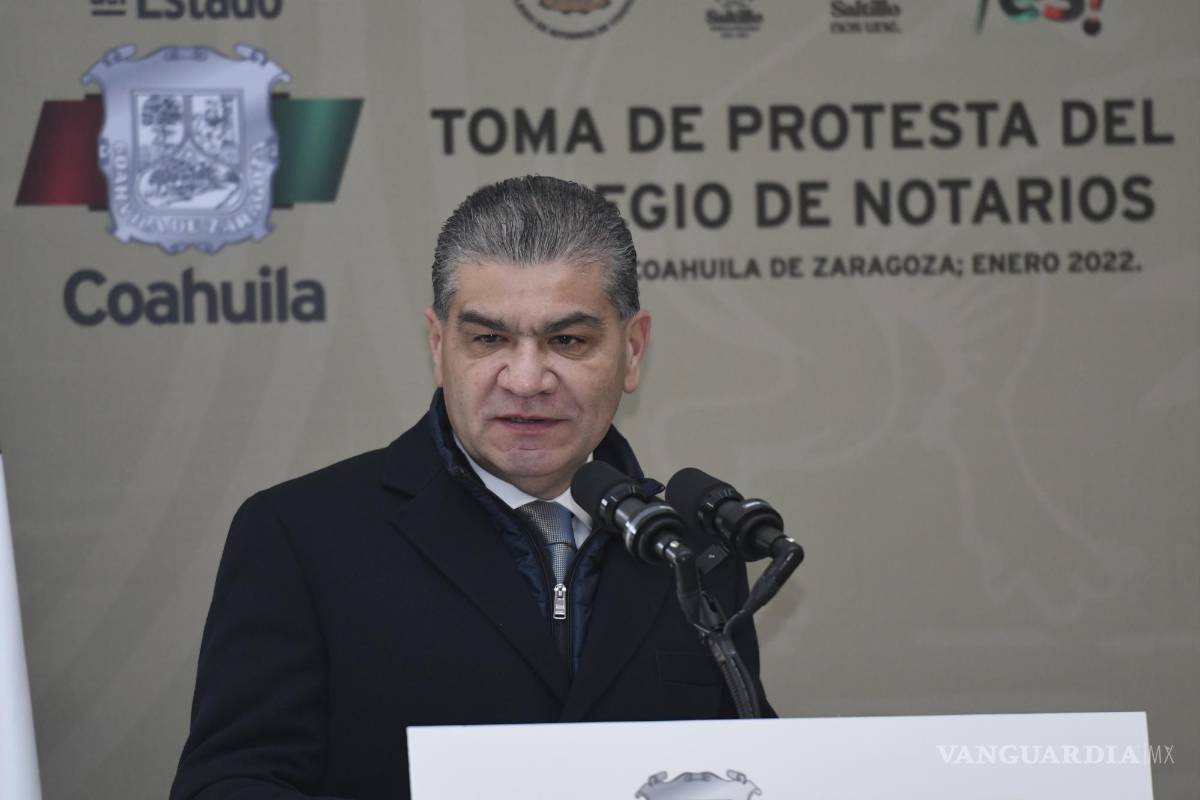 MARS tomó protesta a Luna Canales como nuevo presidente del Colegio de Notarios de Coahuila