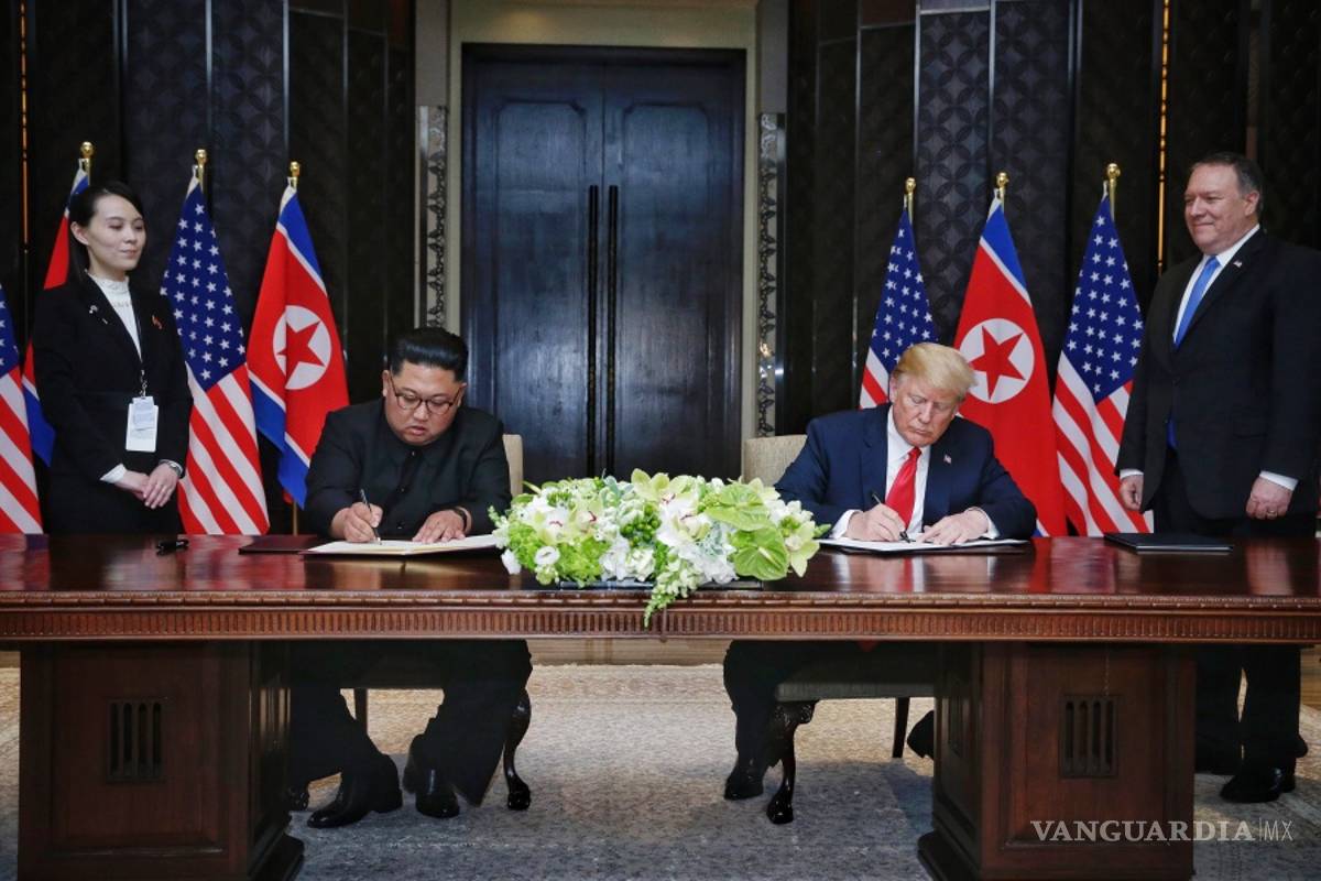 Texto de la declaración firmada por Kim y Trump en Singapur