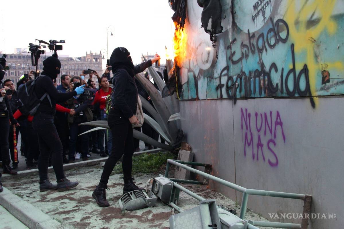 $!Feministas con ira, dolor y frustración mira estas imágenes