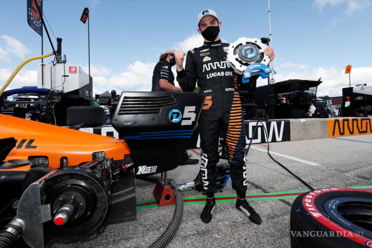 Patricio O’Ward, mexicano al podio en IndyCar