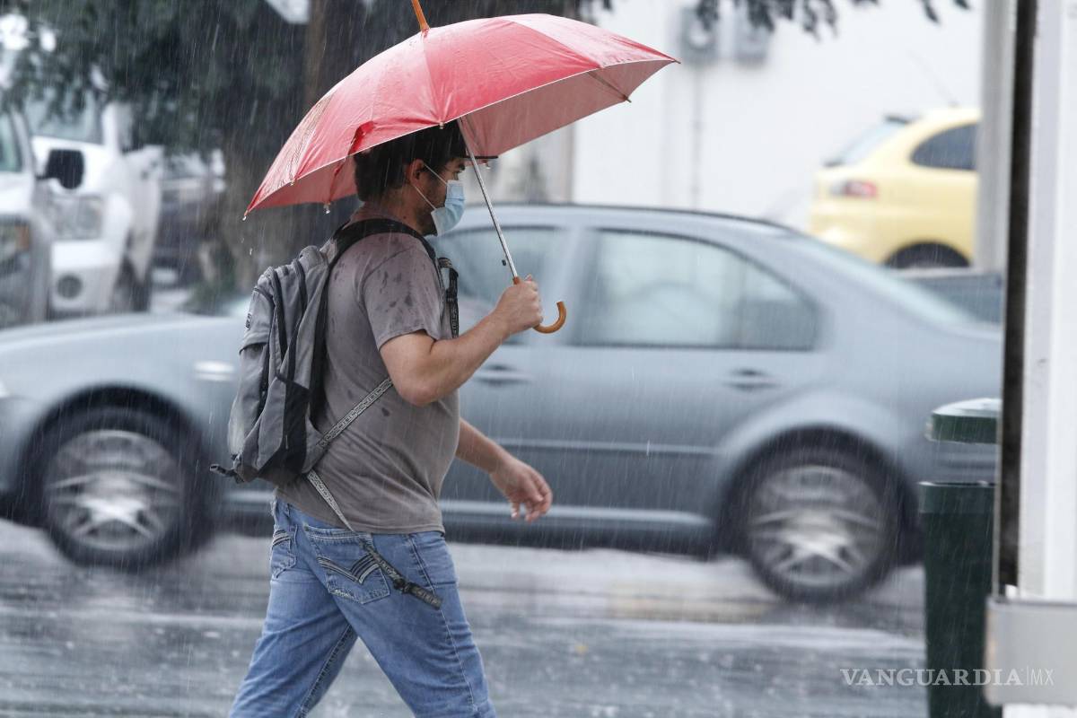 $!Las lluvias seguirán presentes durante este martes.