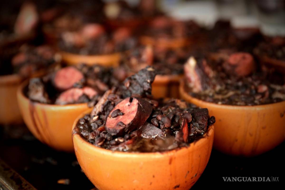 $!Un plato de feijoada hecho con frijoles.EFE/Fernando Bizerra.