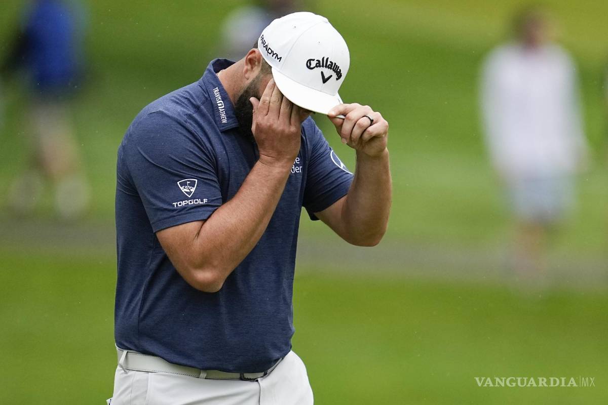 La lluvia ‘se lleva’ las esperanzas de Jon Rahm para conquistar el Campeonato de PGA