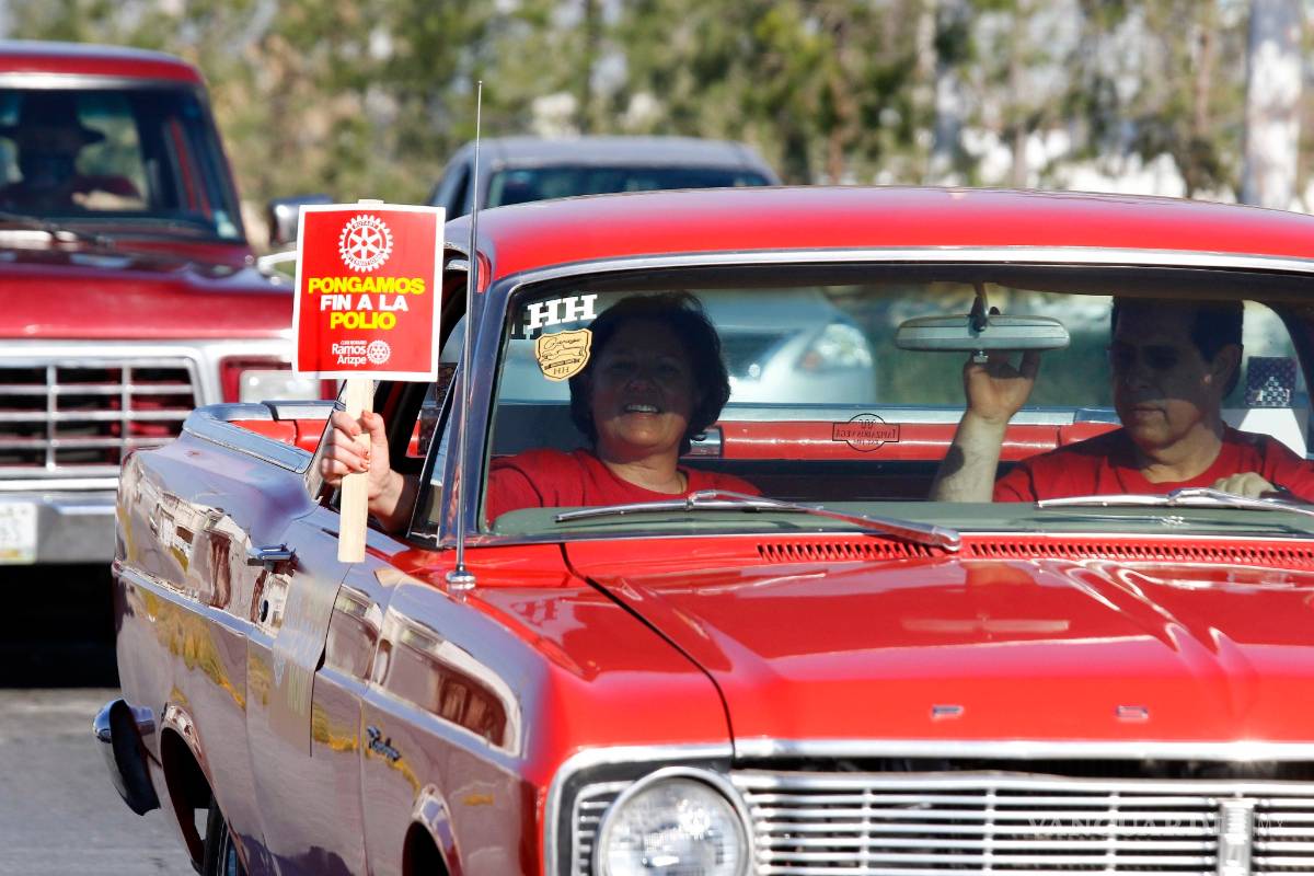 $!Conmemoran Día Mundial Contra la Polio con caravana en Ramos Arizpe y Saltillo